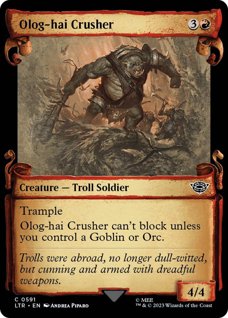 Olog-Hai Crusher [The Lord of the Rings: Tales of Middle-Earth Showcase Scrolls] | Exor Games Dartmouth