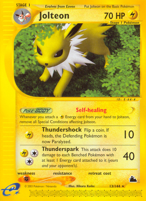 Jolteon (13/144) [Skyridge] | Exor Games Dartmouth