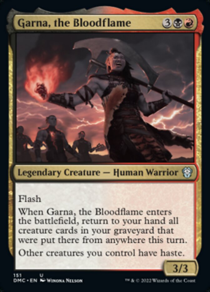 Garna, the Bloodflame [Dominaria United Commander] | Exor Games Dartmouth