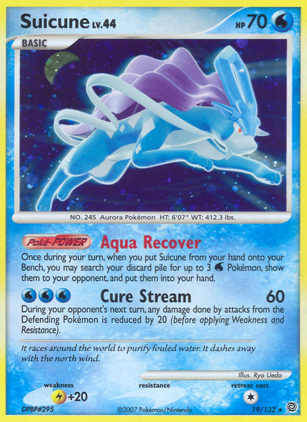 Suicune (19/132) [Diamond & Pearl: Secret Wonders] | Exor Games Dartmouth