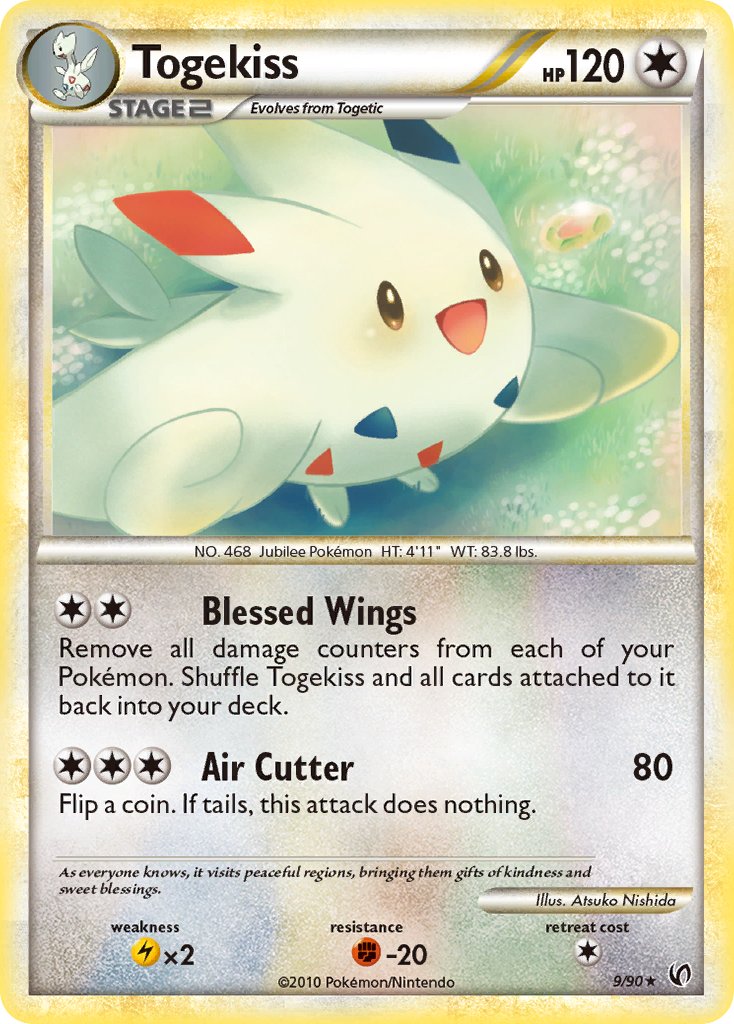 Togekiss (9/90) (Theme Deck Exclusive) [HeartGold & SoulSilver: Undaunted] | Exor Games Dartmouth