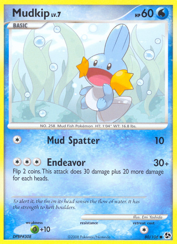 Mudkip (80/106) [Diamond & Pearl: Great Encounters] | Exor Games Dartmouth