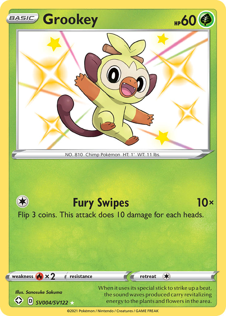 Grookey (SV004/SV122) [Sword & Shield: Shining Fates] | Exor Games Dartmouth