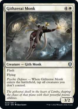 Githzerai Monk [Commander Legends: Battle for Baldur's Gate] | Exor Games Dartmouth