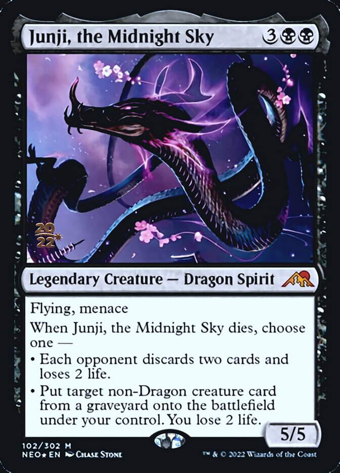 Junji, the Midnight Sky [Kamigawa: Neon Dynasty Prerelease Promos] | Exor Games Dartmouth