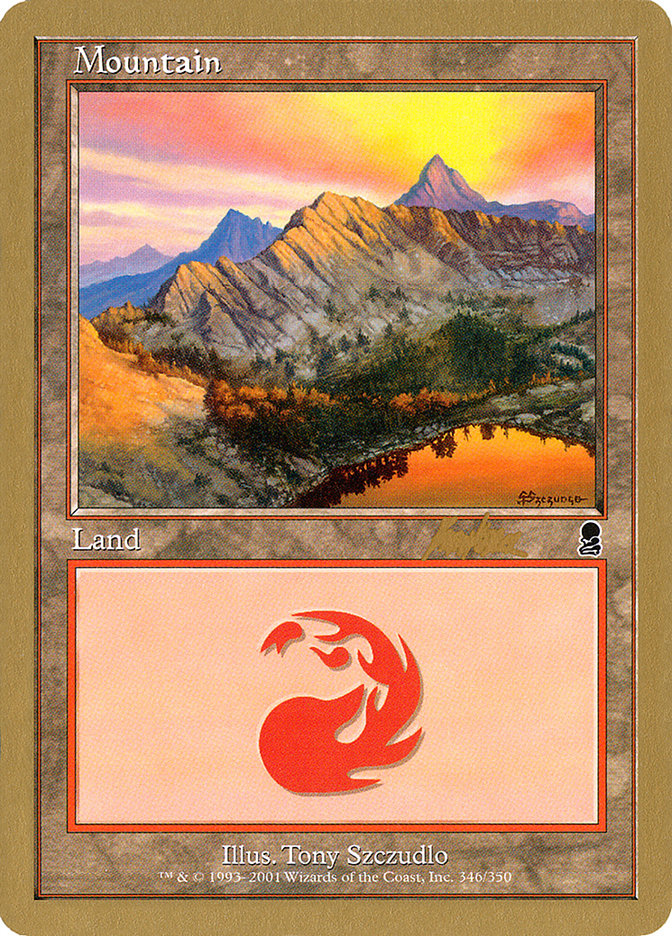 Mountain (bk346) (Brian Kibler) [World Championship Decks 2002] | Exor Games Dartmouth