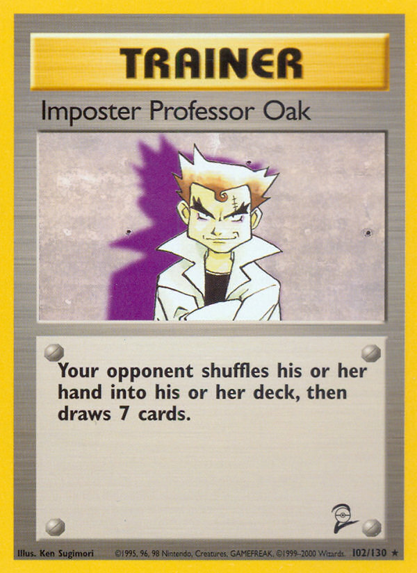Imposter Professor Oak (102/130) [Base Set 2] | Exor Games Dartmouth