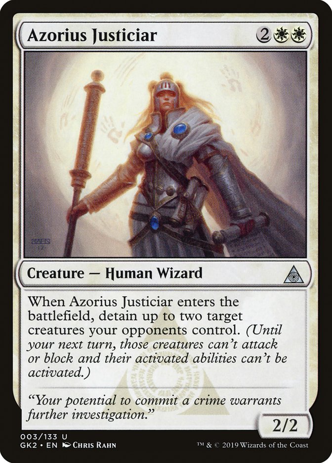 Azorius Justiciar [Ravnica Allegiance Guild Kit] | Exor Games Dartmouth