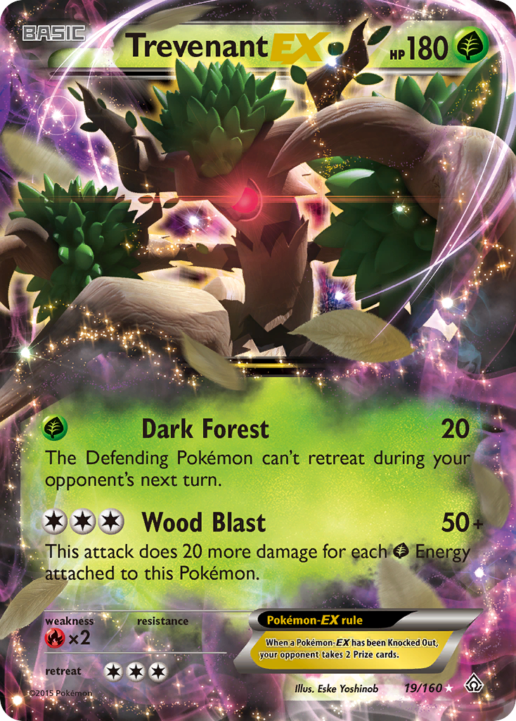 Trevenant EX (19/160) [XY: Primal Clash] | Exor Games Dartmouth