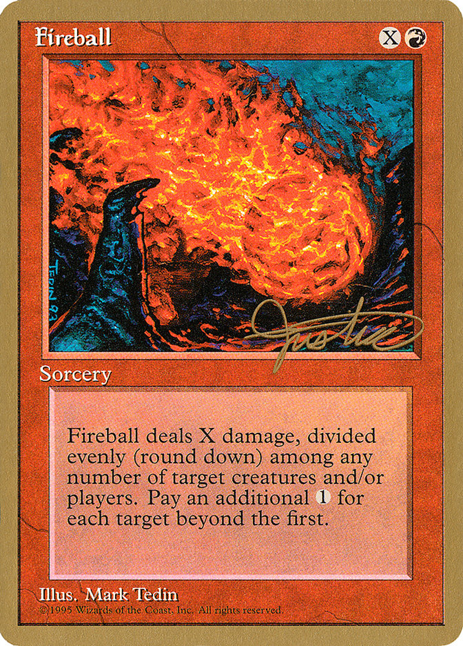 Fireball (Mark Justice) [Pro Tour Collector Set] | Exor Games Dartmouth