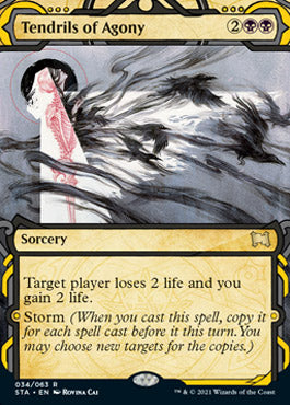Tendrils of Agony (Etched Foil) [Strixhaven Mystical Archive] | Exor Games Dartmouth