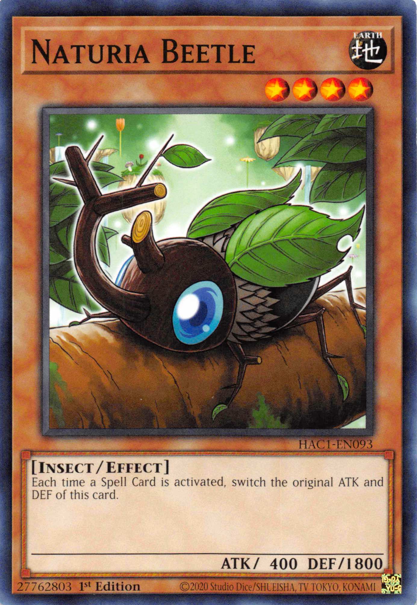 Naturia Beetle [HAC1-EN093] Common | Exor Games Dartmouth