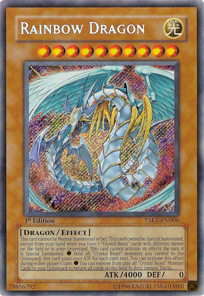 Rainbow Dragon [TAEV-EN006] Secret Rare | Exor Games Dartmouth