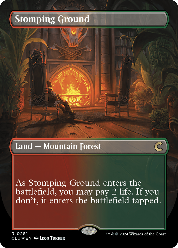 Stomping Ground (Borderless) [Ravnica: Clue Edition] | Exor Games Dartmouth