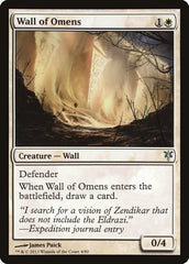 Wall of Omens [Duel Decks: Sorin vs. Tibalt] | Exor Games Dartmouth