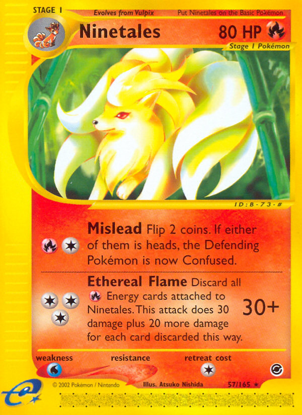 Ninetales (57/165) [Expedition: Base Set] | Exor Games Dartmouth