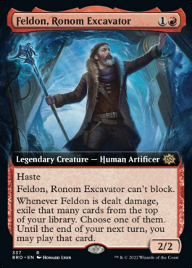 Feldon, Ronom Excavator (Extended Art) [The Brothers' War] | Exor Games Dartmouth