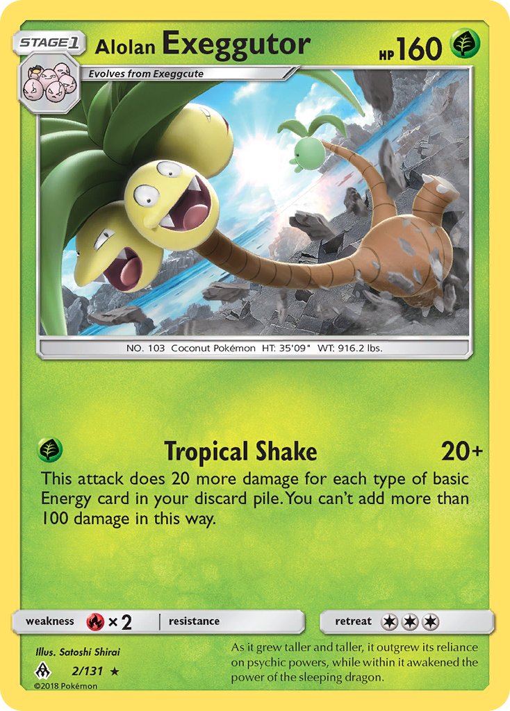 Alolan Exeggutor (2/131) (Theme Deck Exclusive) [Sun & Moon: Forbidden Light] | Exor Games Dartmouth