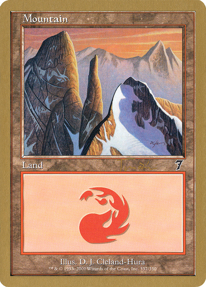 Mountain (jt337) (Jan Tomcani) [World Championship Decks 2001] | Exor Games Dartmouth