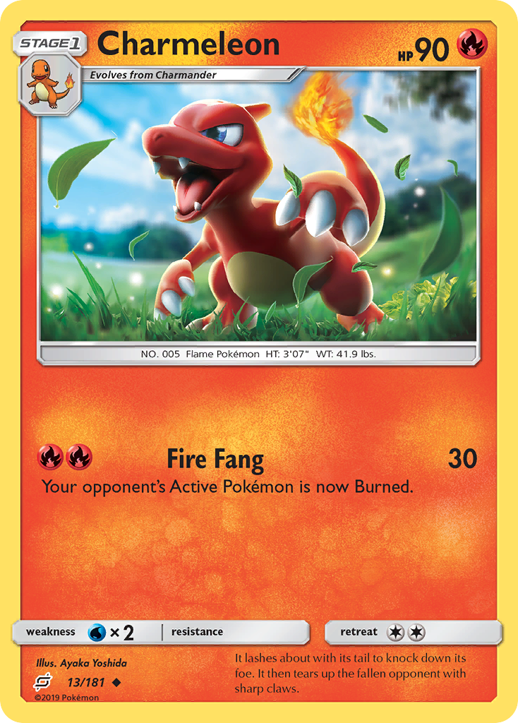 Charmeleon (13/181) [Sun & Moon: Team Up] | Exor Games Dartmouth