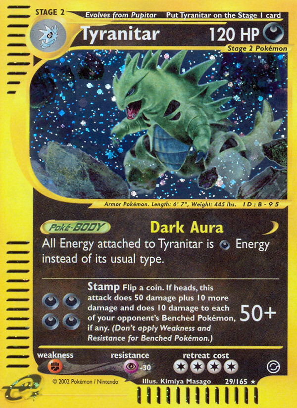 Tyranitar (29/165) [Expedition: Base Set] | Exor Games Dartmouth