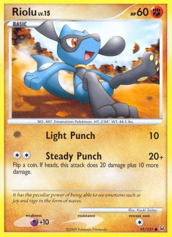 Riolu (91/127) [Platinum: Base Set] | Exor Games Dartmouth