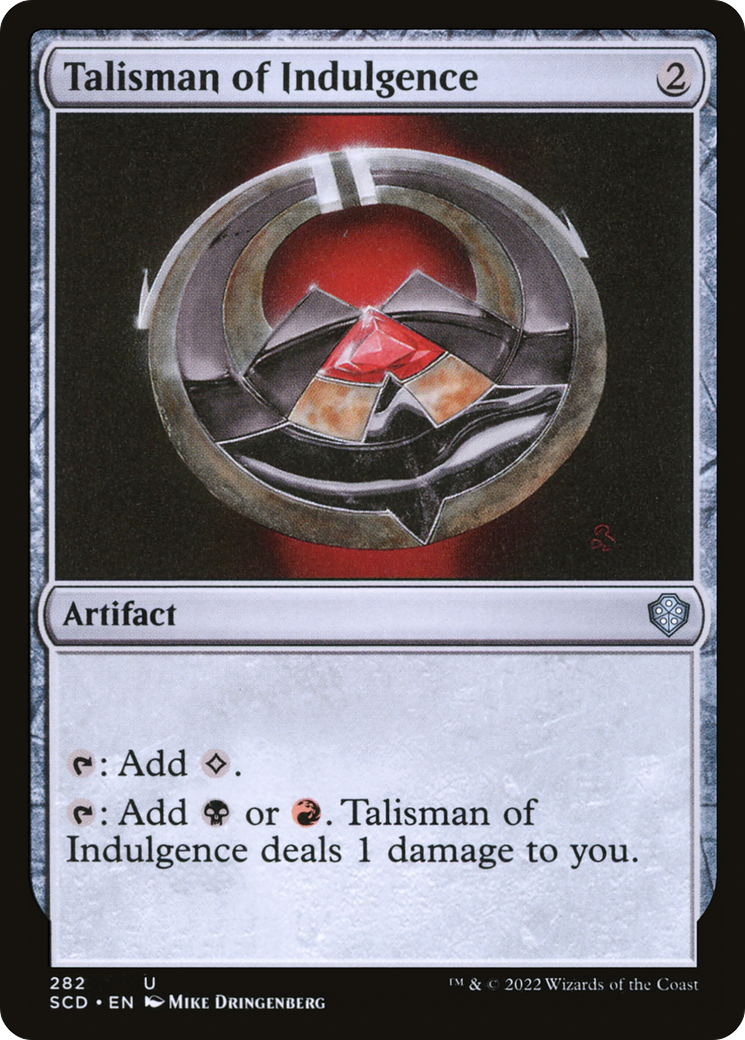 Talisman of Indulgence [Starter Commander Decks] | Exor Games Dartmouth