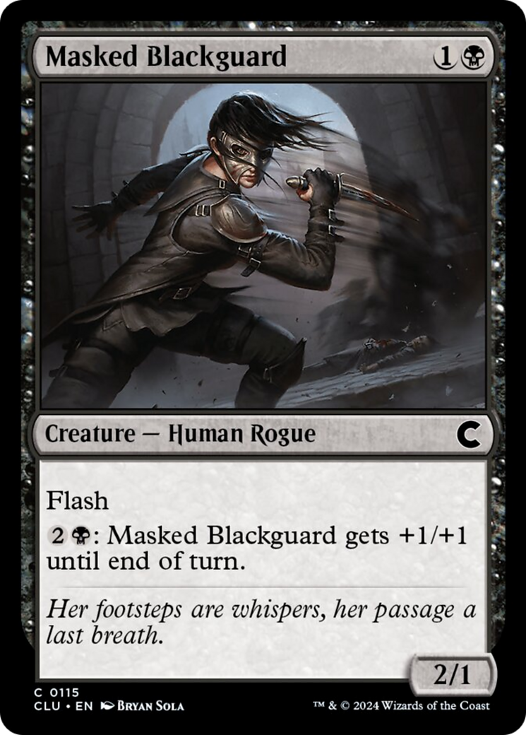 Masked Blackguard [Ravnica: Clue Edition] | Exor Games Dartmouth