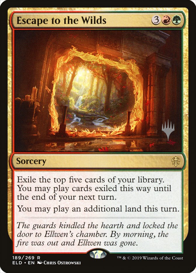 Escape to the Wilds (Promo Pack) [Throne of Eldraine Promos] | Exor Games Dartmouth