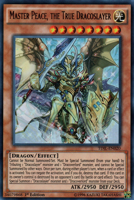 Master Peace, the True Dracoslayer [TDIL-EN020] Ultra Rare | Exor Games Dartmouth