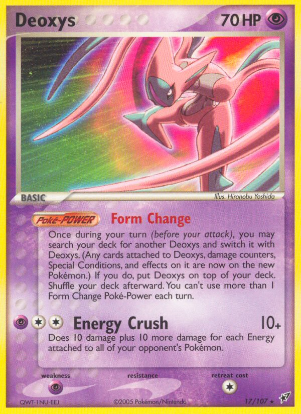 Deoxys (17/107) [EX: Deoxys] | Exor Games Dartmouth