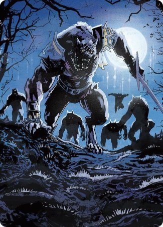 Tovolar, the Midnight Scourge 2 Art Card [Innistrad: Midnight Hunt Art Series] | Exor Games Dartmouth