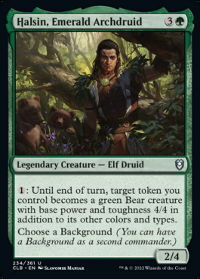 Halsin, Emerald Archdruid [Commander Legends: Battle for Baldur's Gate] | Exor Games Dartmouth