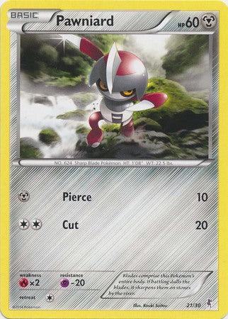 Pawniard (21/30) [XY: Trainer Kit 1 - Bisharp] | Exor Games Dartmouth