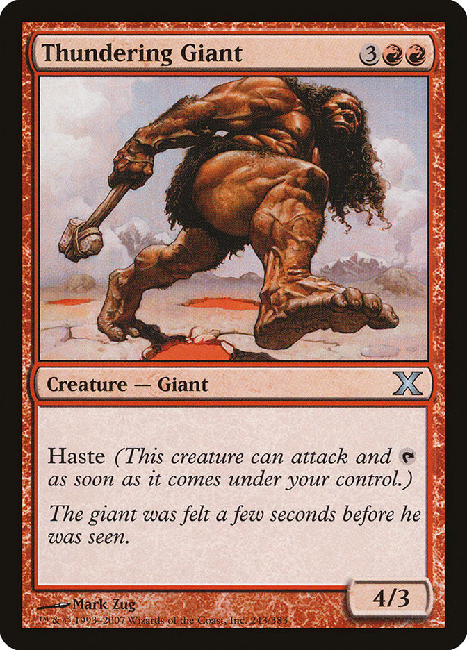 Thundering Giant [Tenth Edition] | Exor Games Dartmouth