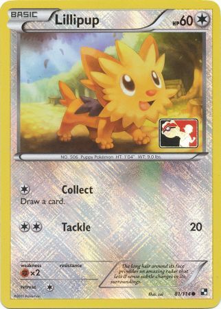 Lillipup (81/114) (League Promo) [Black & White: Base Set] | Exor Games Dartmouth