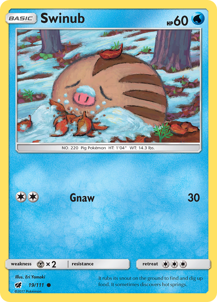 Swinub (19/111) [Sun & Moon: Crimson Invasion] | Exor Games Dartmouth