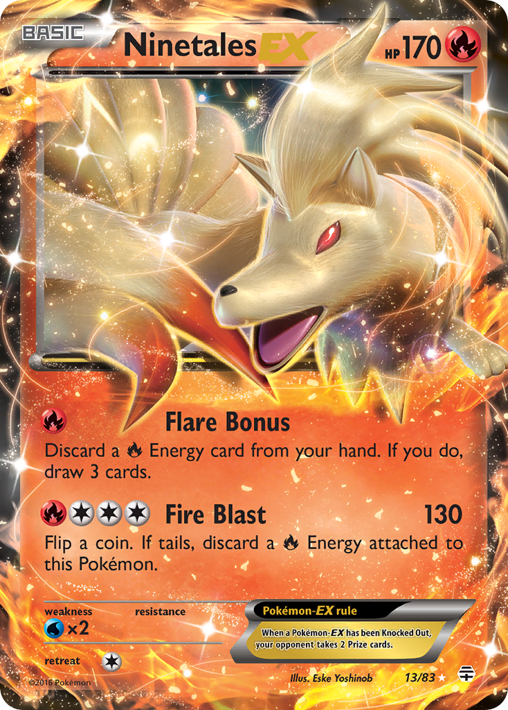 Ninetales EX (13/83) [XY: Generations] | Exor Games Dartmouth