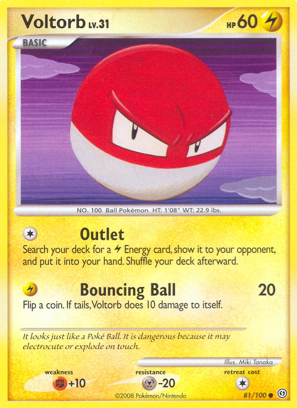 Voltorb (81/100) [Diamond & Pearl: Stormfront] | Exor Games Dartmouth