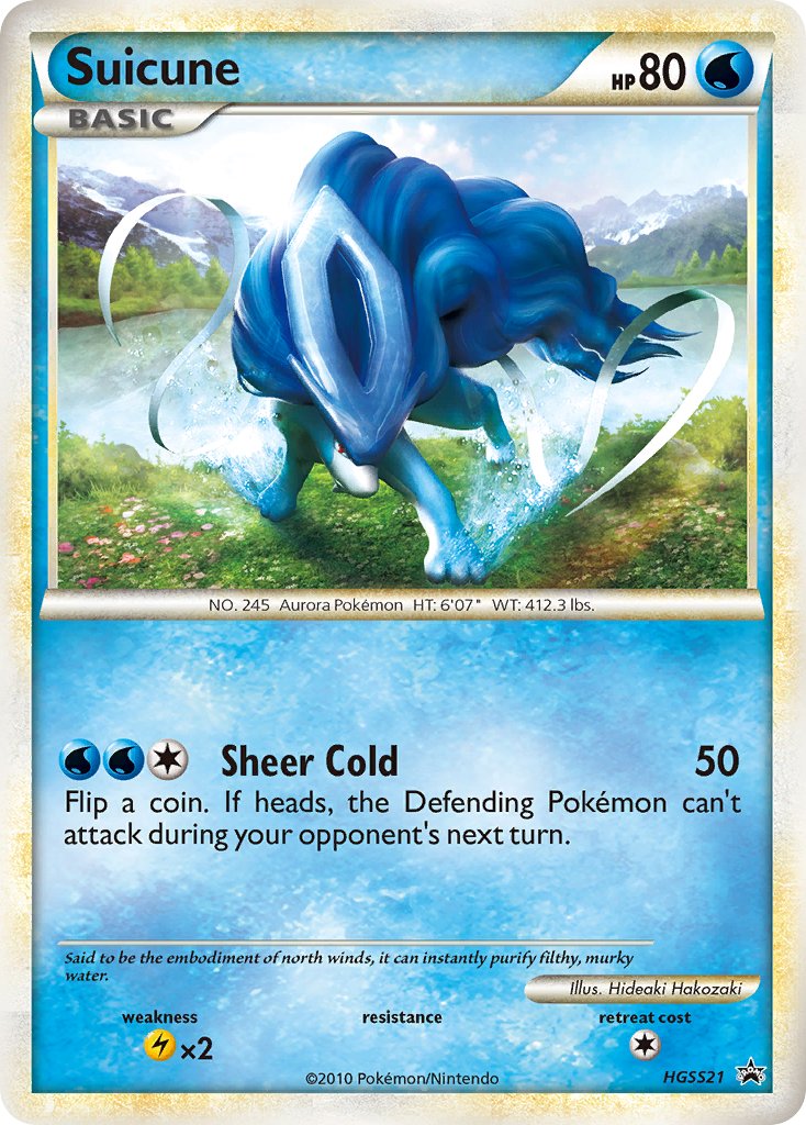 Suicune (HGSS21) [HeartGold & SoulSilver: Black Star Promos] | Exor Games Dartmouth