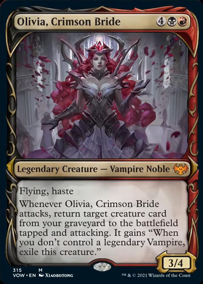 Olivia, Crimson Bride (Showcase Fang Frame) [Innistrad: Crimson Vow] | Exor Games Dartmouth