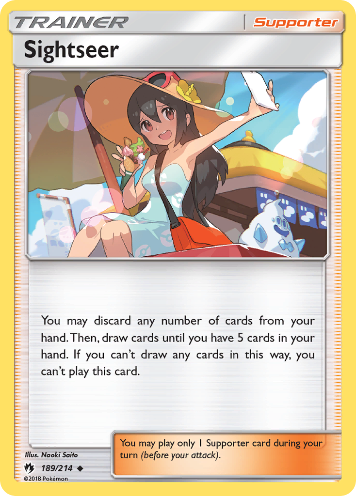 Sightseer (189/214) [Sun & Moon: Lost Thunder] | Exor Games Dartmouth