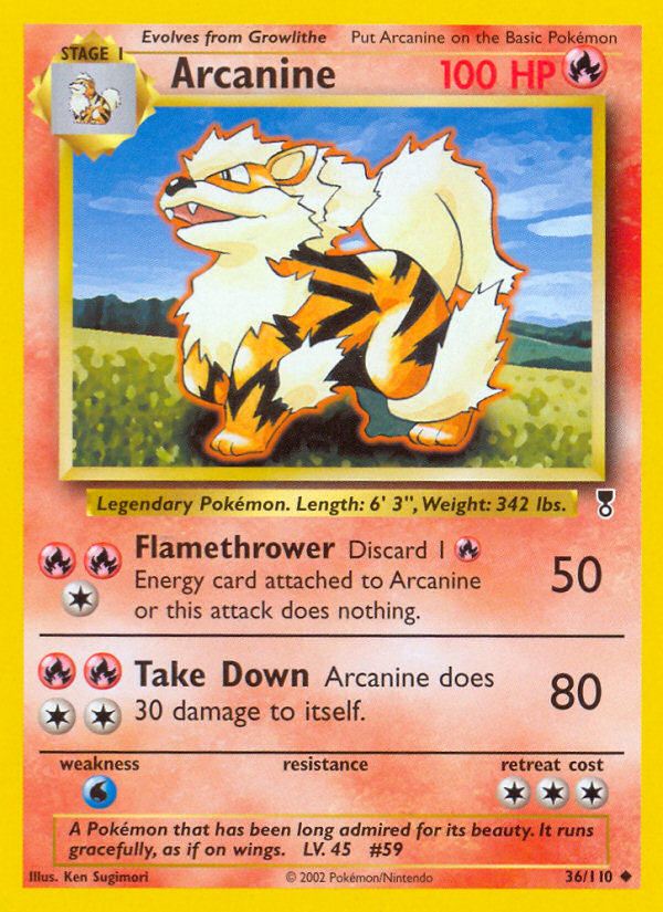 Arcanine (36/110) [Legendary Collection] | Exor Games Dartmouth