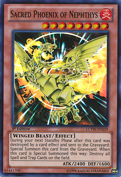 Sacred Phoenix of Nephthys [LCYW-EN259] Super Rare | Exor Games Dartmouth