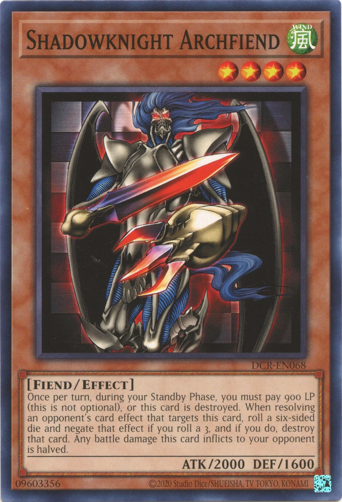 Shadowknight Archfiend (25th Anniversary) [DCR-EN068] Common | Exor Games Dartmouth