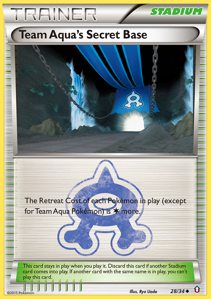 Team Aqua's Secret Base (28/34) [XY: Double Crisis] | Exor Games Dartmouth