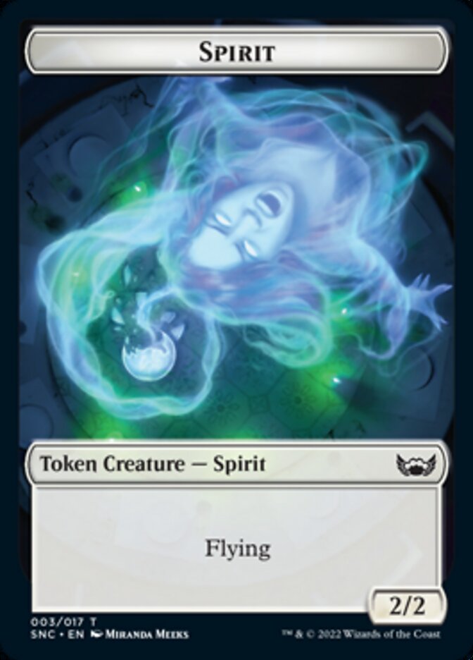 Ogre Warrior // Spirit Double-sided Token [Streets of New Capenna Tokens] | Exor Games Dartmouth