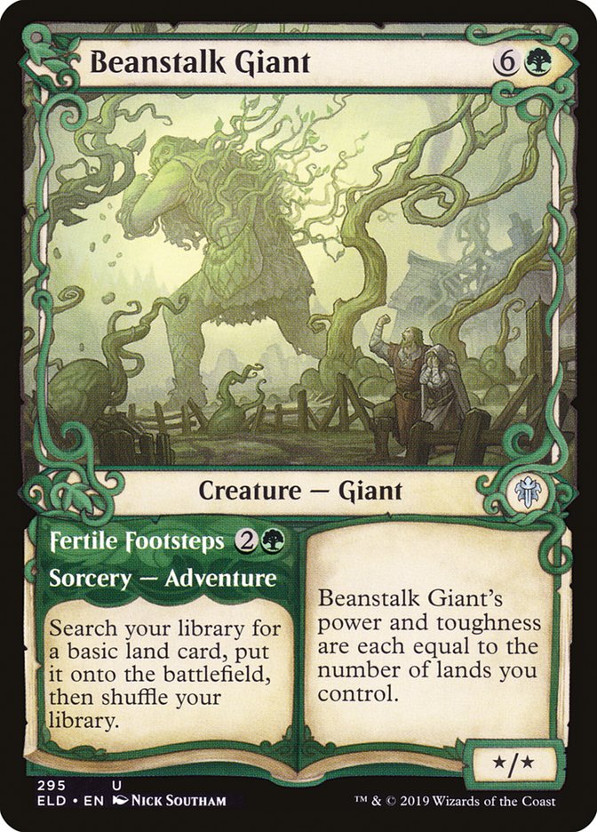 Beanstalk Giant // Fertile Footsteps (Showcase) [Throne of Eldraine] | Exor Games Dartmouth