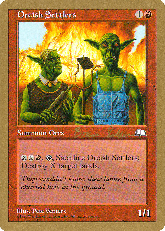 Orcish Settlers (Brian Selden) [World Championship Decks 1998] | Exor Games Dartmouth