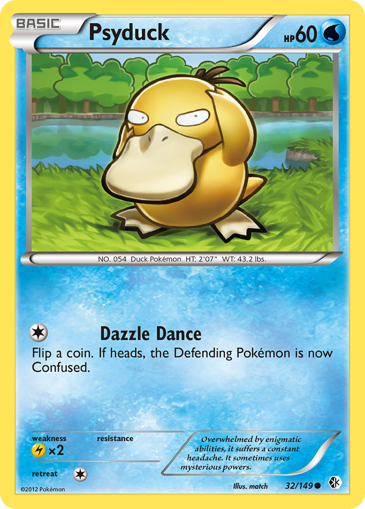 Psyduck (32/149) [Black & White: Boundaries Crossed] | Exor Games Dartmouth